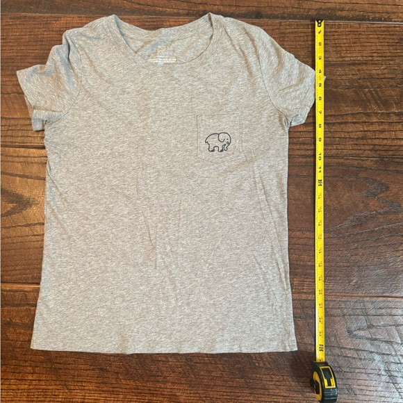 Ivory Ella Soccer Shirt, Medium Short Sleeve Shirt, Elephant Playing Soccer - Picture 7 of 13